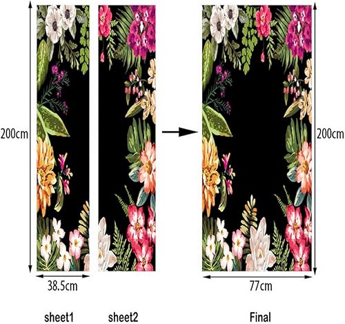 A.Monamour Sticker Porte Autocollant Poster de Porte 3D Nébuleuse D'Orion Dans L'Univers Du Décor De La Galaxie De L'Espace Vinyle Affiche de Porte Sticker Mural Papier Peint Art Décor 77 x 200 cm - Nail Gallerys