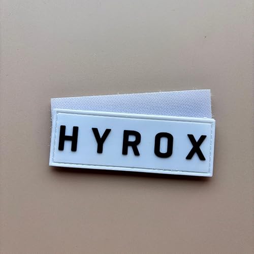 Patch Velcro d'entraînement haute intensité PVC pour sac à dos tactique, gym ou voyage – Relief 3D – Compatible avec Velcro mâle et femelle inclus (lettres noires blanches) - Nail Gallerys