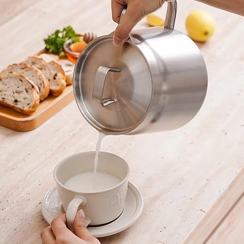 Pot de filtre à huile en acier inoxydable de qualité supérieure, design épais pour plus de durabilité et de résistance (2 L) - Nail Gallerys