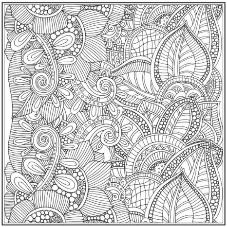 Sixstore Colour Therapy Lot de 10 livres de coloriage relaxants anti-stress pour adulte - Nail Gallerys