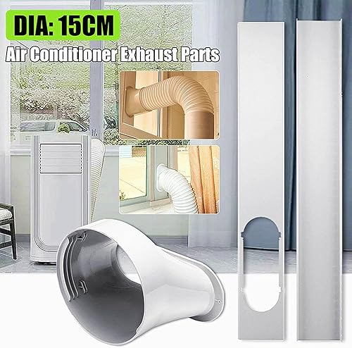 Fenêtre Coulissante, Kit Plaqu e D'étanchéité Fenêtre Réglable pour Climatiseur Mobile, Évent Fenêtre pour Tuyau D'échappement Adapté Portable - Nail Gallerys