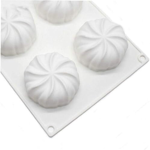 AMOYER 6 Cavity Lanterne Citrouille Mousse Moule pour Pudding Jelly Dessert Viennoiseries Moule Halloween Gâteau de Pâques Outils décoration DIY Cuisson - Nail Gallerys