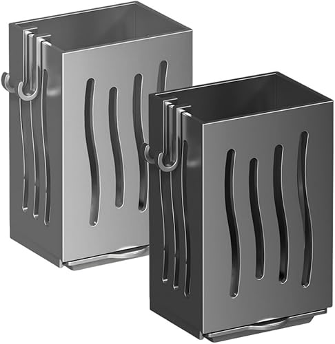 Égouttoir à couverts de cuisine avec plateau de vidange, matériau de haute qualité, organisez votre cuisine (noir) - Nail Gallerys