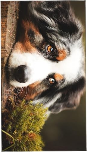 AOOEDM Serviette de Battement de Coeur de Triathlon 27,5 x 16 Pouces Serviette de Toilette absorbante pour Le Visage - Nail Gallerys