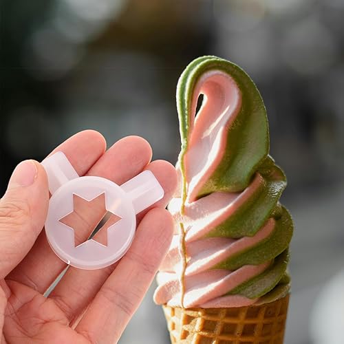 IMIKEYA 3 pièces de rechange pour machine à glace - Accessoires pour sorbetière - Buses de moule à glace - Capuchons de modélisation - Accessoires pour sorbetière - Plastique - Blanc - Nail Gallerys