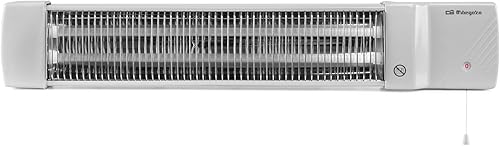 Orbegozo BB 5002 - Radiateur pour salle de bains, sélection de puissance par cordon, émission instantanée de chaleur, panneau orientable, 1200 W - Nail Gallerys