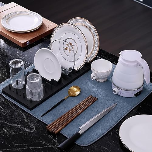 Holdes Égouttoir à Assiettes, Organisateur d'égouttoir de Cuisine | Égouttoir à Assiettes avec Chiffon de vidange, égouttoir pour la Maison, Les Bureaux, Les hôtels, Les Restaurants - Nail Gallerys