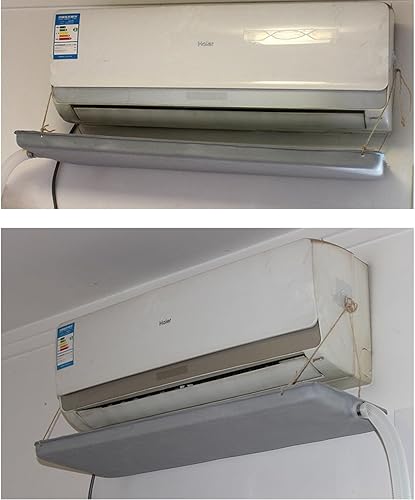 Bac récupérateur d'eau pour climatiseur LOLAIKE avec trou de vidange et bac de récupération d'eau pour climatiseur, unité extérieure (61 x 24 cm) - Nail Gallerys