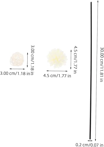 Housoutil 1ensemble Bâtonnets Diffuseur De Parfum Fleurs Et Rattan Élégant Pour Aromathérapie Maison Pour Salon Chambre Et Bureau - Nail Gallerys