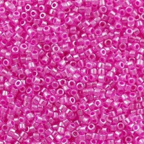 5 g Miyuki Delica 11/0 Japaneese Glass Seed Beads Rocailles 11/0-1.6 mm Opaque Antique Rose Luster DB0210 - Nail Gallerys