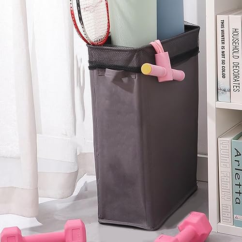 Lot de 1/2 paniers à linge – Grand panier à linge fin et pliable sur roulettes | 42 l – Panier à linge autonome d'angle étroit avec poignée – Panier de rangement pour vêtements sales pour le lavage, - Nail Gallerys