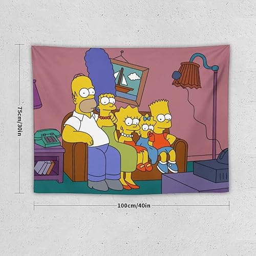 QINGRONG Poster The Simpsons - Décoration murale - Décoration d'intérieur - 76,2 x 101,6 cm - Nail Gallerys