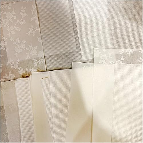 MZPOZB Papier VéLin 20 Feuilles A5 Rose Motif Papier de Soie Texture Papier Fantaisie Carte Pack léger Artisanat Papier Carte Papier Scrapbooking Vélin Polyvalent - Nail Gallerys