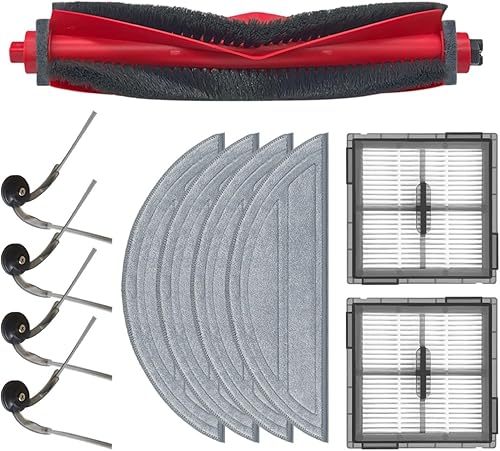 Kit de rechange pour aspirateur Roborock série Q10, brosses latérales, filtres compatibles avec Q10 S5+ Q10 VF Q10V+ Accessoires pour robot aspirateur - Nail Gallerys