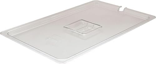 AcMax Lot de récipients gastronomiques GN 1/1 en polycarbonate - 16 l - Profondeur : 100 mm - En plastique - Couvercle avec encoche et égouttoir - Nail Gallerys
