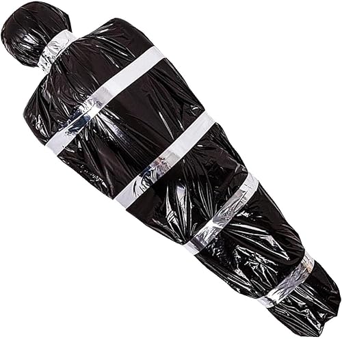 Heyzeibo Sac mortuaire Prop, faux cadavre, victime dans un sac, accessoires de fête Spooky, accessoires photo, décoration de jardin pour Halloween, maison hantée, jardin, décoration d'Halloween - Nail Gallerys