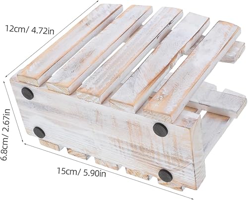 PRETYZOOM Support de serviette en bois porte-serviettes debout porte-serviettes en papier décoratif porte-serviette de table porte-serviettes en papier de cuisine porte-serviette debout Brun - Nail Gallerys