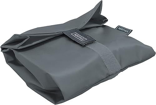 NERTHUS FIH 870 Sac à sandwich XL réutilisable noir, écologique, adaptable, facile à nettoyer et lavable en machine - Nail Gallerys