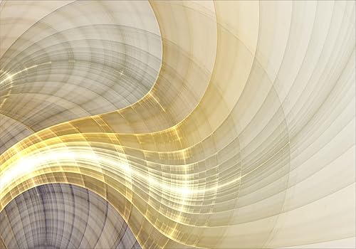 Crédence de cuisine, panneau en verre trempé, lignes fractales incurvées, illustration numérique, n'importe quelle taille, verre Va Art (60 x 80 cm) - Nail Gallerys