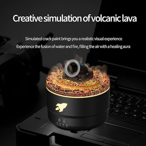 Cannon Blast Humidificateur d'arôme, LED 7 couleurs, humidificateur à canon à vapeur, diffuseur silencieux avec minuterie, 2 modes créatifs, humidificateur d'arôme tourelle, humidificateur d'air avec - Nail Gallerys