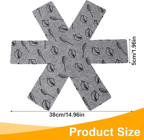 CPJJ Protege Poele Protection Poele et Casserole Protege Casserole et Poele Dessous de Plats Protections de Casseroles Anti-Rayures, 5 pièce - Nail Gallerys