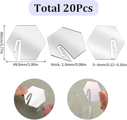 SUNNYCLUE 1 boîte de 20 étiquettes de Boisson en Forme de Cœur en Acrylique pour Verres à Vin, Verres Sans Pied Amusants avec Miroir Doré, Écriture Sur L'Étiquette Nominative, Marqueurs D'Identificati - Nail Gallerys