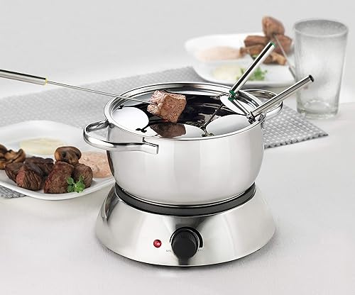 Trudeau Maison Alto 3-in-1 Electric Fondue Set-Silver - Nail Gallerys