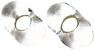 Rayher Perles rocaille Papillon, cristal, 1 boite, 18g, ovale, 2x4mm, farfalle, en verre, brillant, arts créatifs, bijoux, tissage, broderie-14142801 - Nail Gallerys