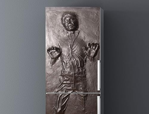 Oedim Sticker Frigo Han Solo en carbonite, Adhésif solide et économique, Autocollant adhésif décoratif design élégant - Nail Gallerys