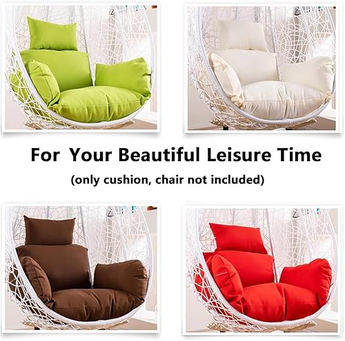 Générique Housse de Coussin de Chaise à œUfs Suspendre, ImperméAble Remplacement Housses avec Fermeture éclair, pour Coussin Siège Chaise à Panier Suspendu BalançOire (sans Rembourrage)(Gray) - Nail Gallerys