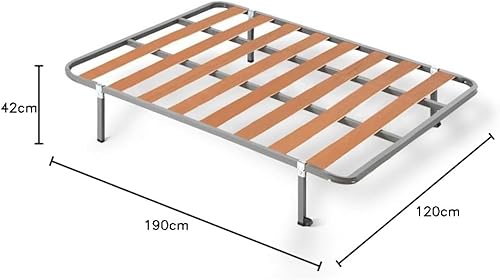 HOGAR24 ES Lit Complet | Sommier Basic + Matelas Dream Flex 13 | Ensemble de Pieds avec Pince de 25 cm | Dimensions : 120 x 190 cm - Nail Gallerys