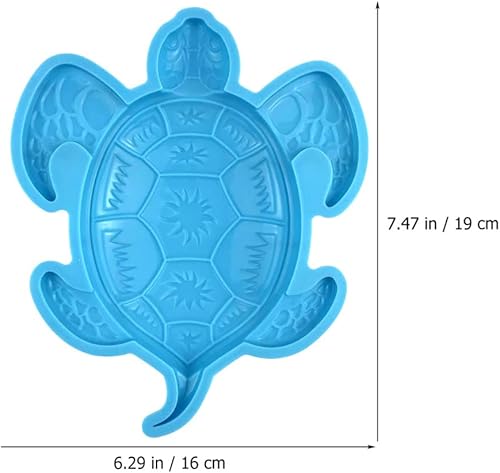 SEWACC Tortue de Gâteau 3D Tortue Bonbons Chocolat Fondant Tortue Résine Époxy Moules Thème Marin Gâteau Décoration pour Bricolage Cuisson Enfants Gâteau d'anniversaire Desserts - Nail Gallerys