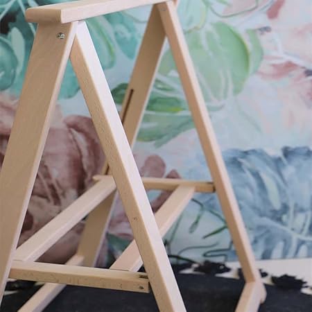 Tréteau pliable en bois sans vernis - Nail Gallerys