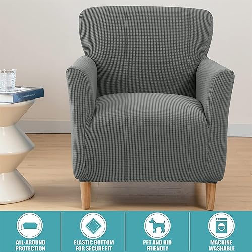 Housse De Fauteuil Cabriolet 1 Place Extensible, Tub Chair Couverture/Housse De Canapé Extensible Chesterfield, Housse Fauteuil Salon Club Il Lavable, Couverture De Fauteuil Facile À Installer Et À La - Nail Gallerys