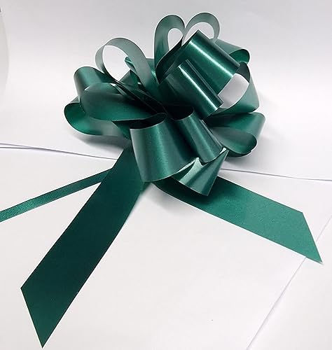 30 Cocardes Autotirants 3,0 CM Mariage Voiture Maison Mariage Baptême Communion Grand Arc Vert Pin - Nail Gallerys