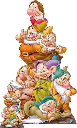 Star Cutouts - Stsc416 - Figurine Géante - Les 7 Nains - Blanche Neige - 136Cm - Nail Gallerys