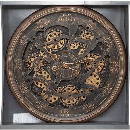 Atmosphera - Horloge Alban - Verre - D76 cm - Nail Gallerys