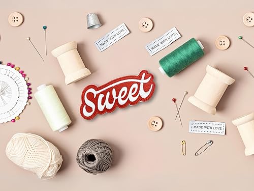 Finally Home Patch thermocollant - Sweet | Écussons rétro avec dictons, écussons mignons, petits écussons orange, vintage - Nail Gallerys