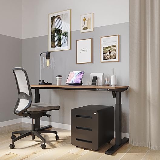 BISLEY Caisson à roulettes EasyRoll - Avec 3 tiroirs - Couleur : 633 noir - Dimensions (H x l x P) : 500 x 400 x 500 mm - Peut être utilisé sous un bureau, des dossiers, des documents, des articles de - Nail Gallerys