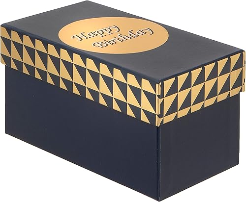 Verre à pinte de bière 40e anniversaire – Or et bleu, 570 ml / 1 pinte - Nail Gallerys