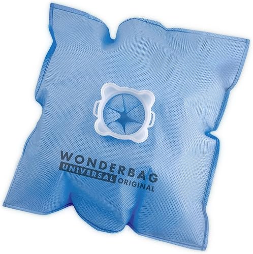 Rowenta Lot de 3 sacs Wonderbag Original, Compatibles avec les aspirateurs traineaux, Adaptateur breveté universel, Très résistant, Haut pouvoir filtrant WB403120, Bleu/Rouge - Nail Gallerys
