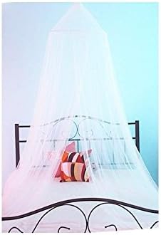 Homemaison Moustiquaire Ciel de lit Blanc, Polyester, 32 x 37 cm - Nail Gallerys