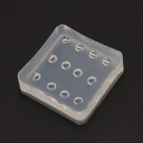 Mya 1Pc Transparent Silicone Mini 4mm Rond Opale Perles Moule Résine Époxy Bijoux Outils,Rond Opale Perles Resine Epoxy Pendentif Moulle Resine Bijoux Cadeaux Outils De Bricolage - Nail Gallerys