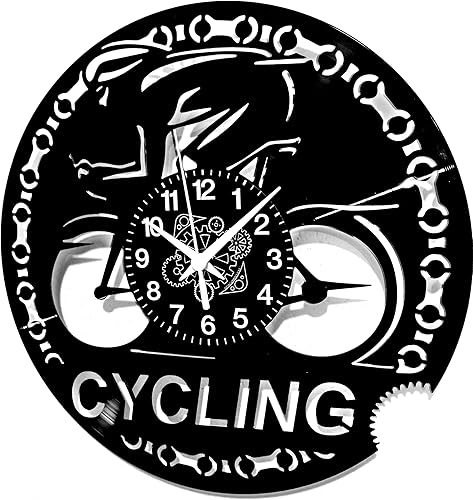 Instant Karma Clocks | Horloge Murale | Cycling | Vélo | Idée Cadeau pour Cyclisme | Motif Cycliste | Idée Cadeau Homme Vélo Sport - Nail Gallerys