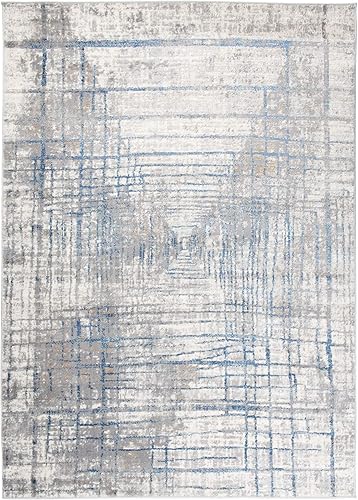 TAPISO Valley Tapis Poil Court Moderne Vintage Beige Gris Crème Moucheté Motif Abstrait Tapis Salon Chambre Adulte Salle à Manger Bureau Oeko-TEX Résistant 200 x 300 cm - Nail Gallerys