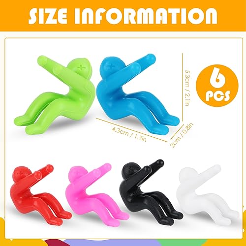 Lot de 6 supports de couvercle de casserole en silicone - Protection contre les éclaboussures - Résistant à la chaleur - Nail Gallerys