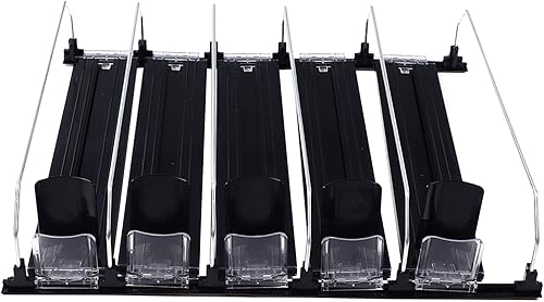 Organisateur de Canettes de Boissons à Ressort, Installation Facile, Largeur Réglable, Distributeur de Boissons en ABS pour Comptoir (Blanc) - Nail Gallerys