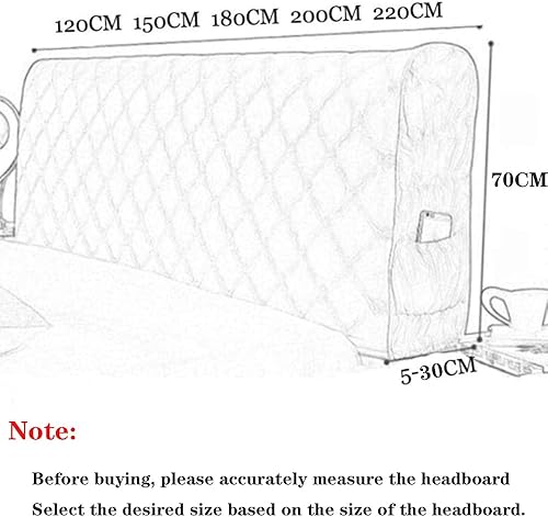 Housse De Tête De Lit Tissu Extensible Housse De Tête De Lit Tout Compris Housse De Protection Housse De Protection Décoration En Tissu,C-200 * 70CM - Nail Gallerys