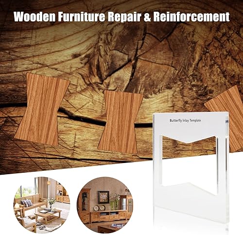 YWNYT 3 Pièces Papillons Décoratifs pour Travail du Bois Ensemble Papillon Incrustation et Fixations Décoratives pour Outils de Travail du Bois et de Bricolage - Nail Gallerys