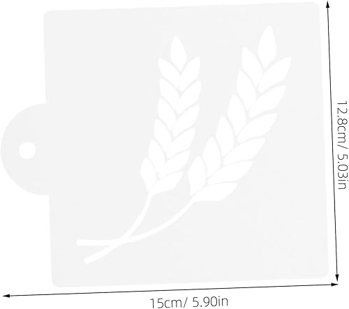 DECHOUS Pochoirs À Biscuits, Pain Au Levain, Modèles De Décoration De Gâteaux, Modèles De Pain Artisanal Et De Gâteaux D'anniversaire, 12 Pièces - Nail Gallerys